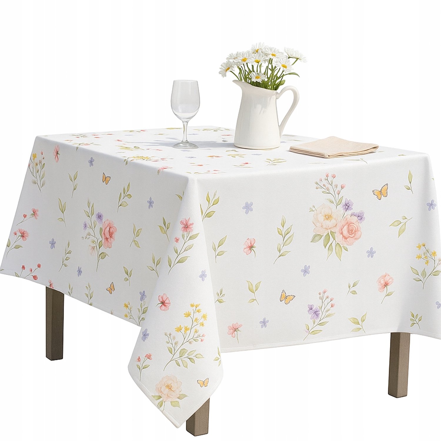 Waterproof Bloemendecoratie Tafelkleed 200x150 cm