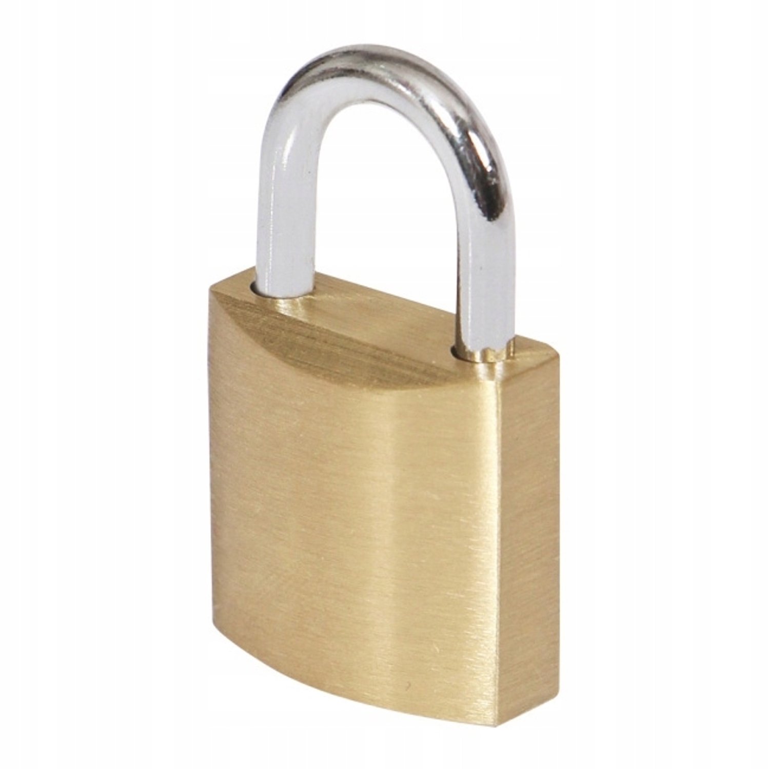 Merkloze Messing Hangslot 38 mm met 3 Sleutels