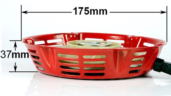 startmotor met terugslag voor LONCIN 168, G160, G200, G160F, G200F, LC168F-1, LC168F-2, 193500008-0002 — afbeelding 2