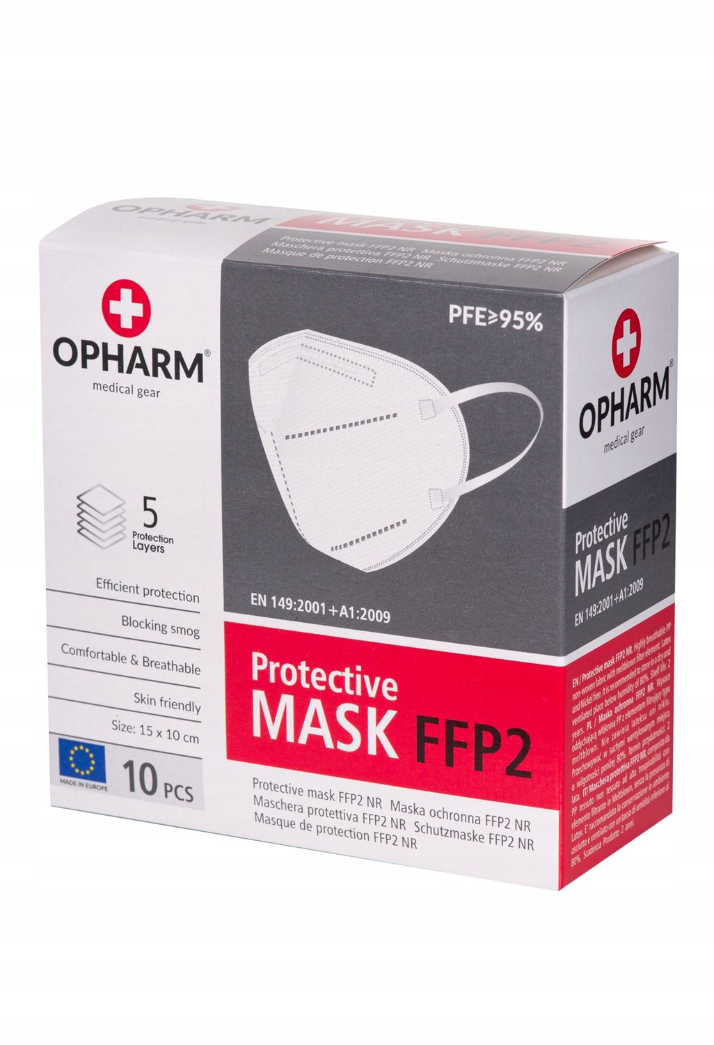 FFP2 Beschermingsmaskers Wit - 10 stuks