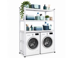 Wasmachine rek - 180 x 130 x 40 cm - wit