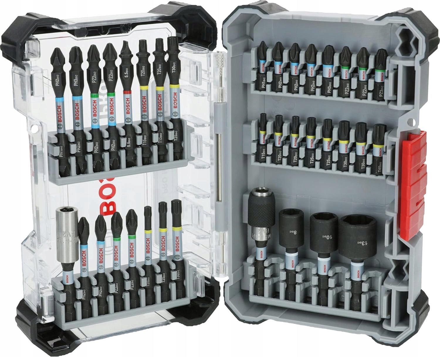 36-delige Slagmoerdoppen Set 1/4" Universeel