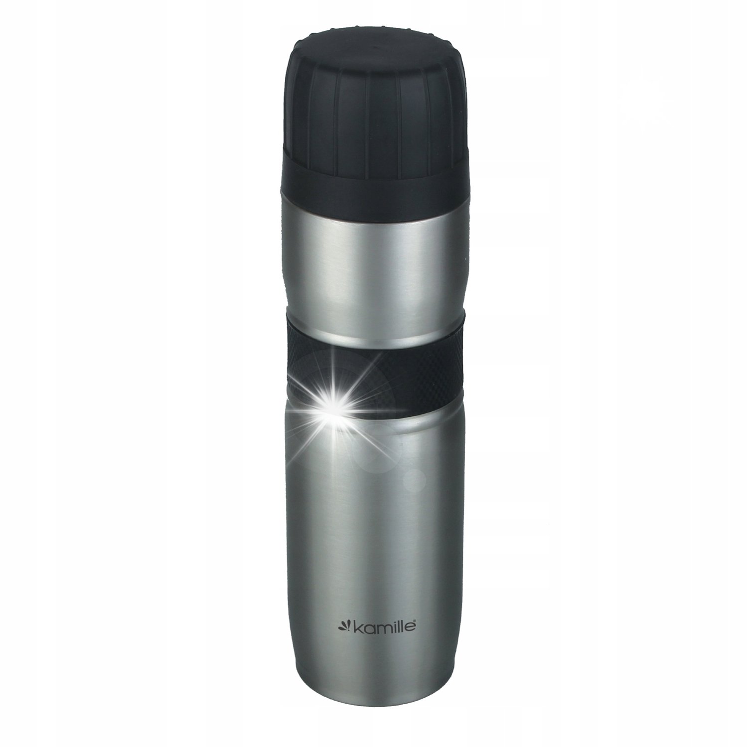 KAMILLE Thermos Fles Bidon Mok 950ml RVS - Houdt Warmte/Koude 8-10u