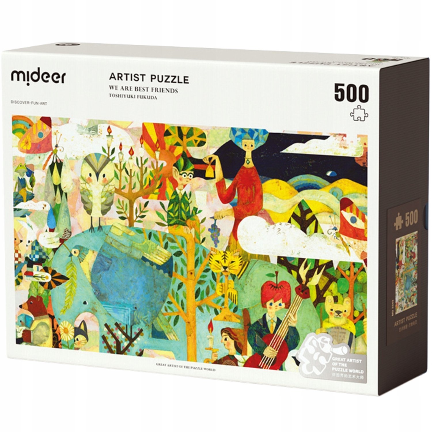 Mideer Artistieke Puzzel - Beste Vrienden (500 Stukjes)