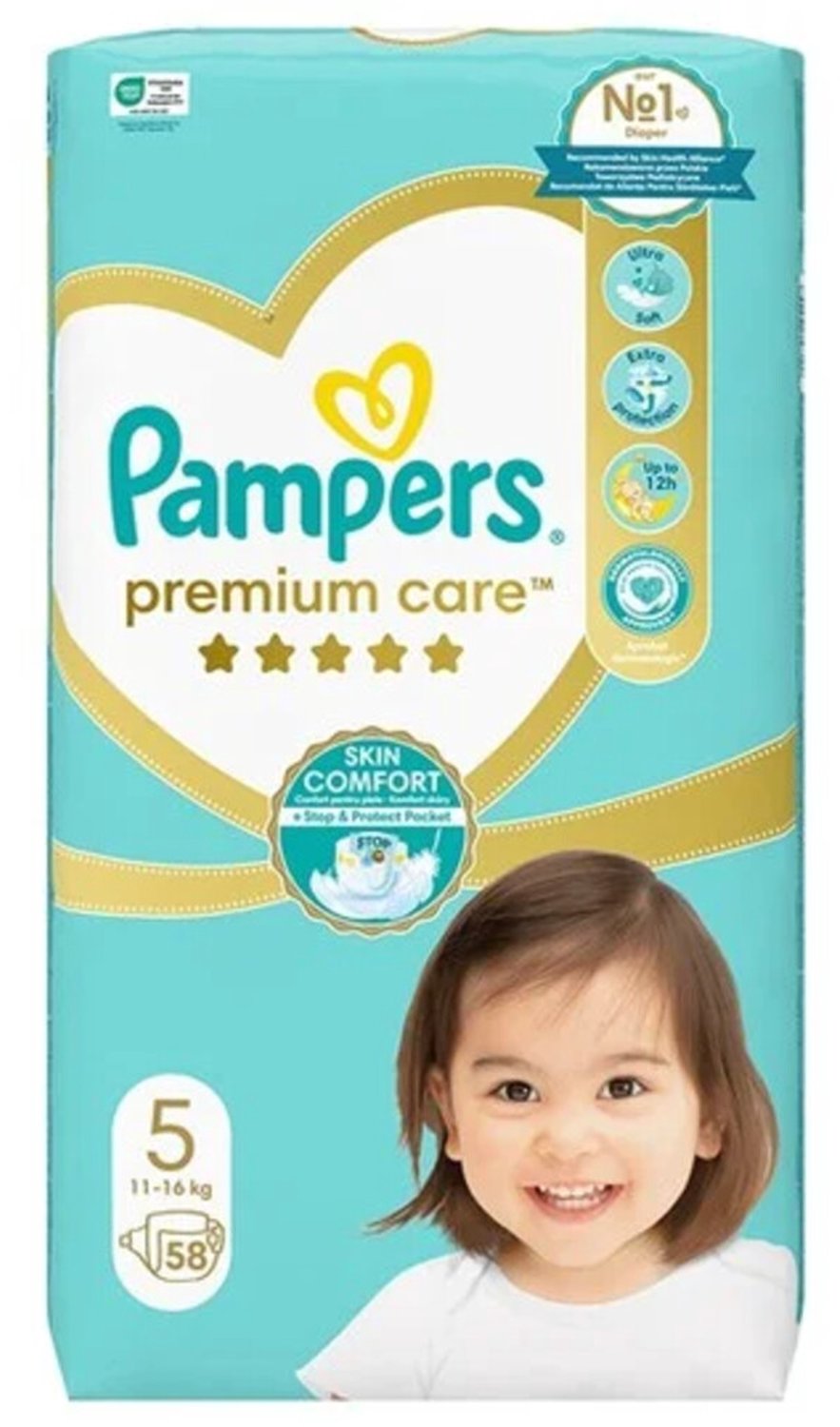 Pampers Premium Care luiers maat 5 | 58 stuks