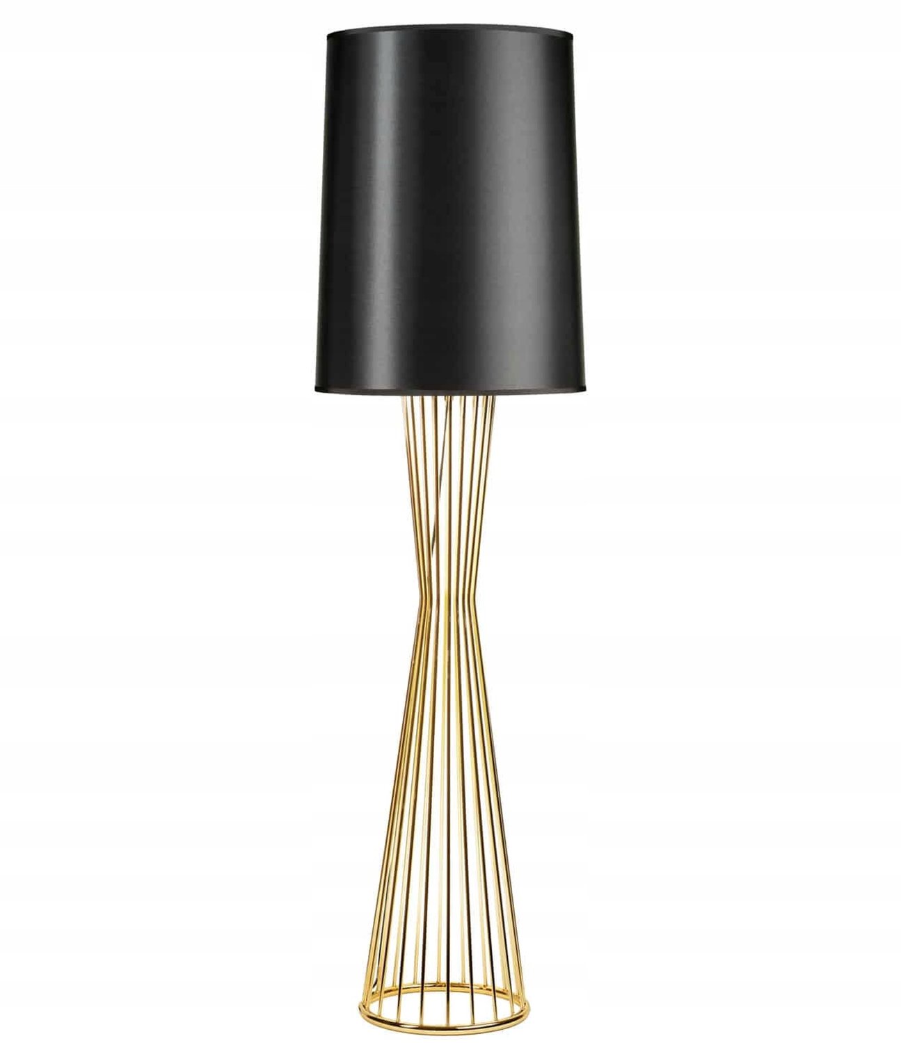 FILO-1 Zwarte/Gouden Staande Lamp - Elegant Design