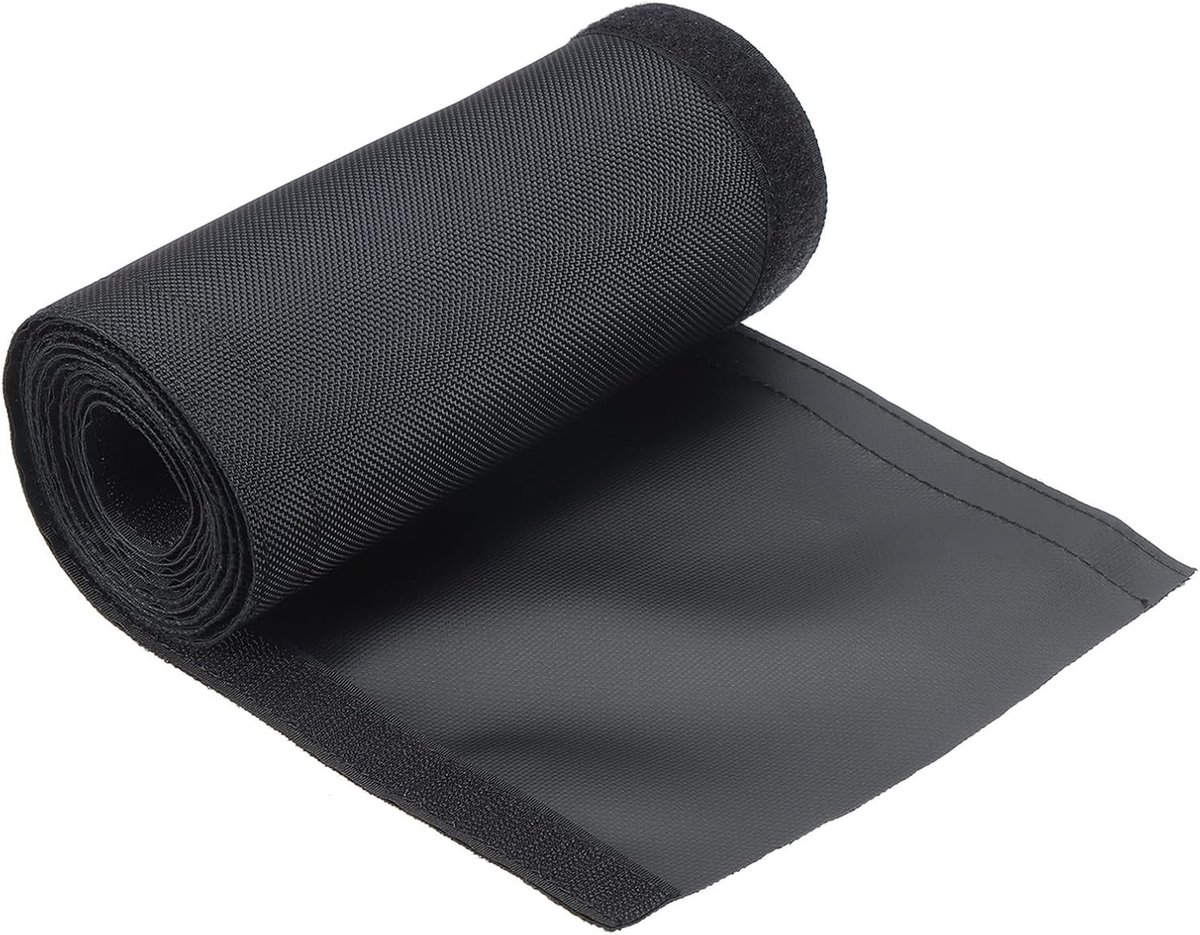 Kabelsleeve met Klittenbandsluiting, 2 meter x 18,5 cm - Draadbeheer, Kabelbeschermer voor Trolling Motor en Huisdieren Kabels