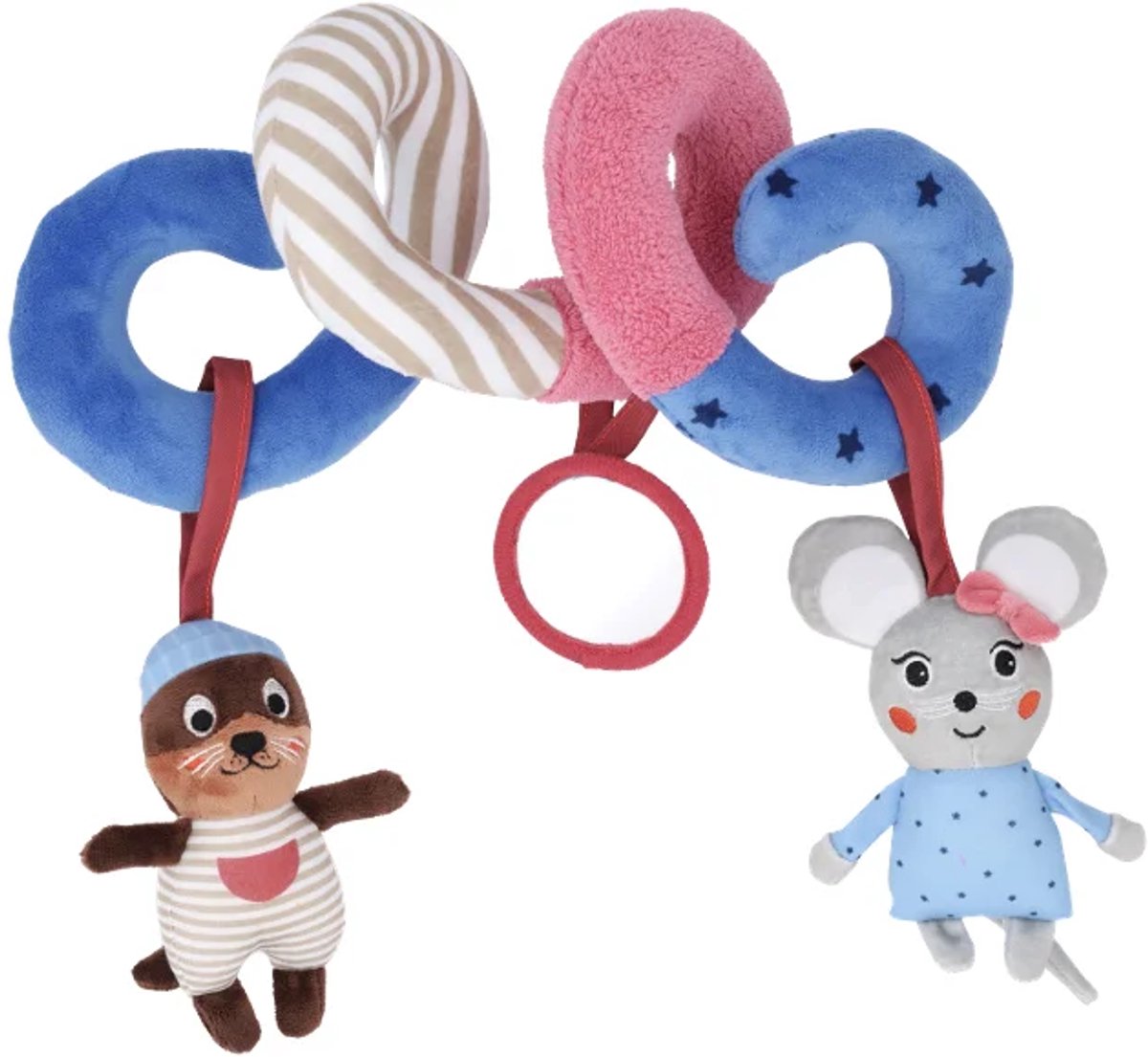 Lupilu Activity Maxi cosi Spiraal / Baby Speelgoed / Knuffels / Rammelaar