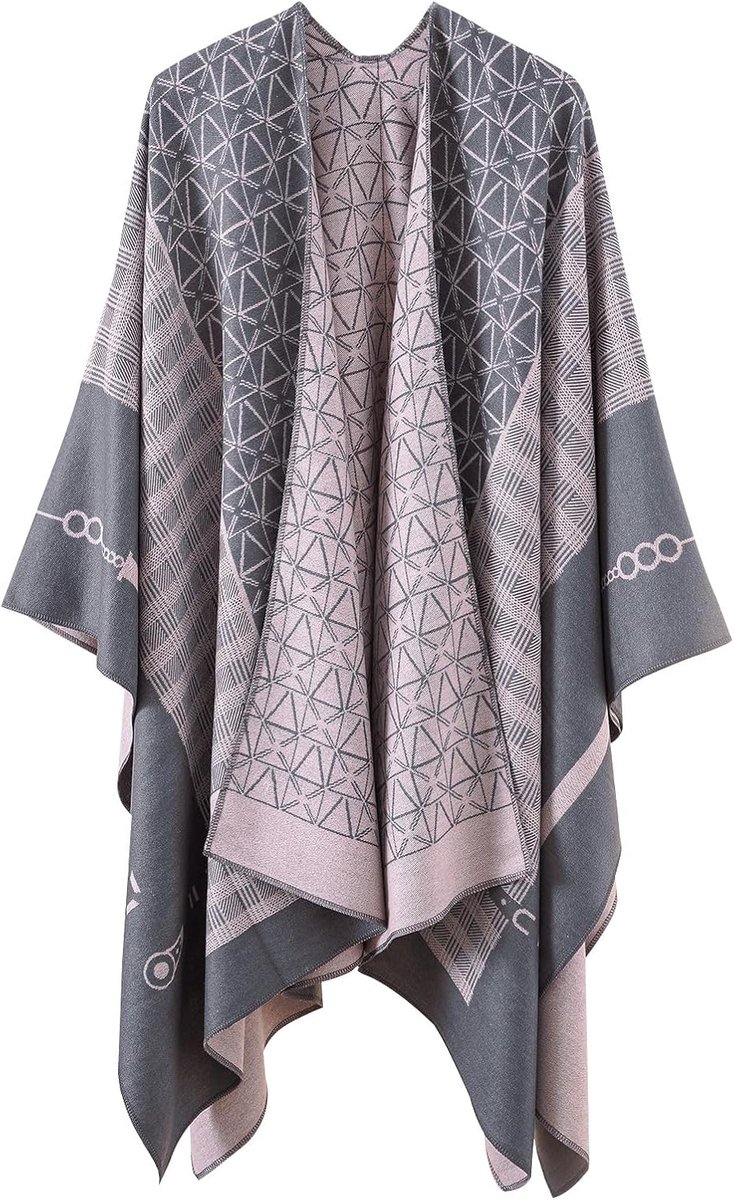 omkeerbare oversized sjaals en wikkels warme stola deken cape gebreid vest elegante bruiloft sjaals