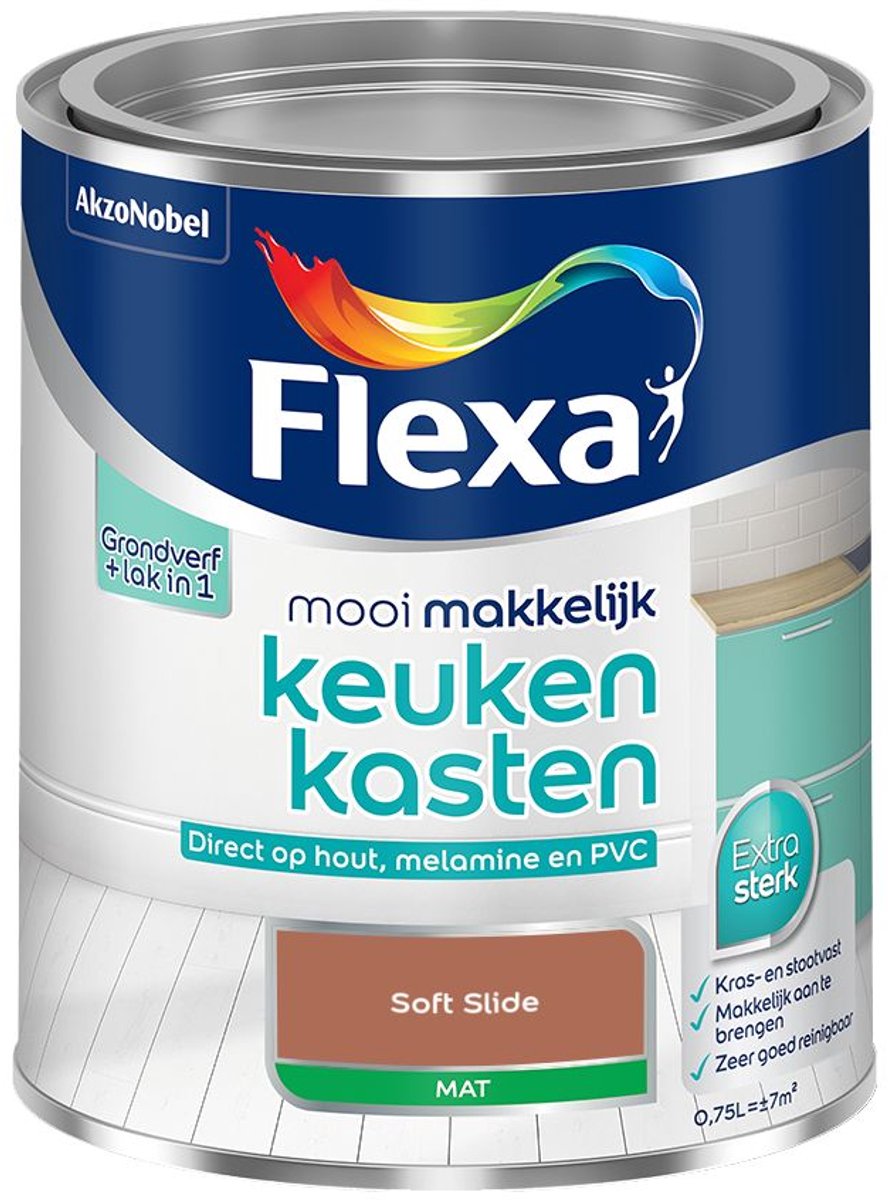 Flexa - Mooi Makkelijk Keukenkasten Mat - Soft Slide - 750 Ml - Kleur Van Het Jaar 2027