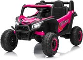 Danky Kinderquad - Elektrisch voertuig 12V - Afstandsbediening - LED-koplampen - USB & muziek - Vanaf 3 jaar - Magenta