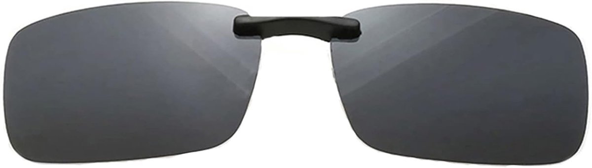 Zonnebril met gepolariseerde clip voor over een bril, UV400 bescherming, opvouwbaar voor mannen en vrouwen, ideaal voor autorijden en buitensporten