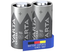 Varta, CR123A Fotobatterij 3 V 1600 mAh - 2 stuks
