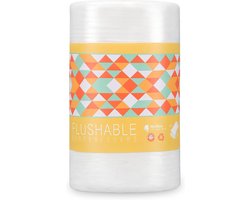 100pcs/rol Bamboe Unscent Biologisch Afbreekbare Flushable Baby Luier Liners
