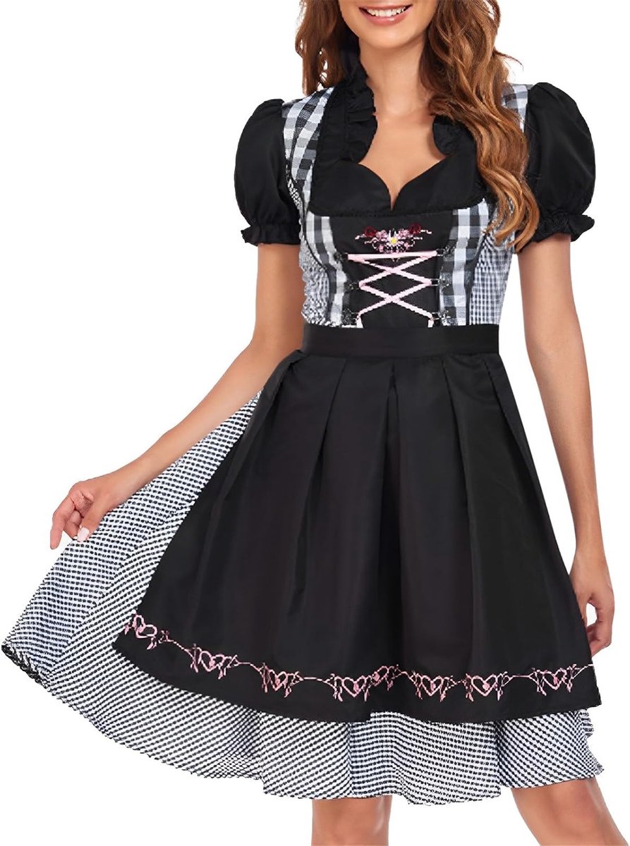 Oktoberfestkleding in nationale stijl, bierservice, banketevenement