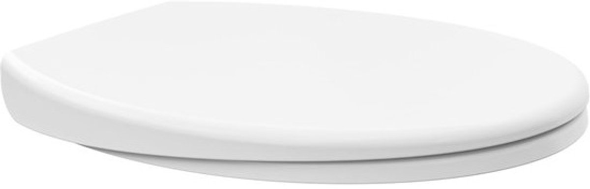 WC-bril Ovaal - Versterkt Softclose & Antibacterieel - Duroplast Quick-Release - Wit
