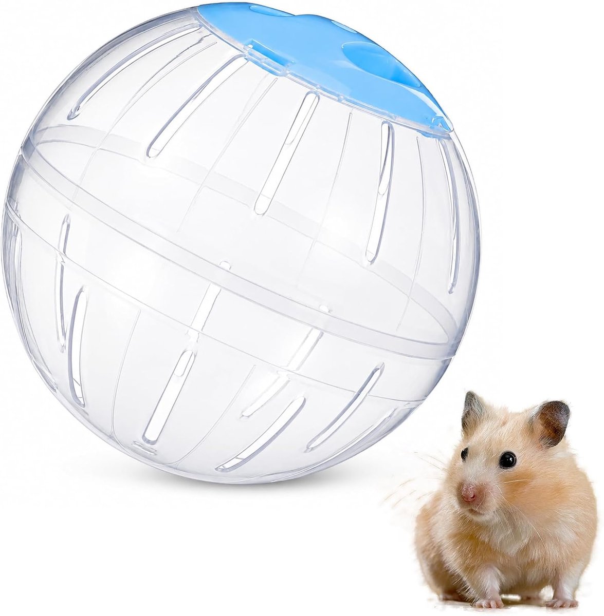 14,6 cm hamster loopbal, transparante kunststof hamster run bal