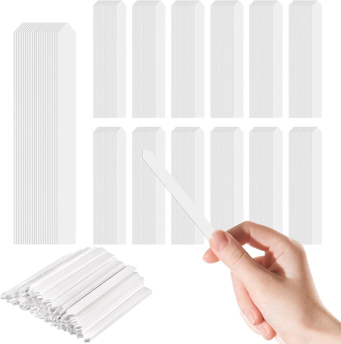 500 Stuks Geur Teststrips, 82x7mm Wegwerp Geur Testpapier voor Parfum en Aroma's