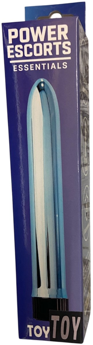 Power Escorts Blauwe Gspot En Clit Vibrator 18 cm