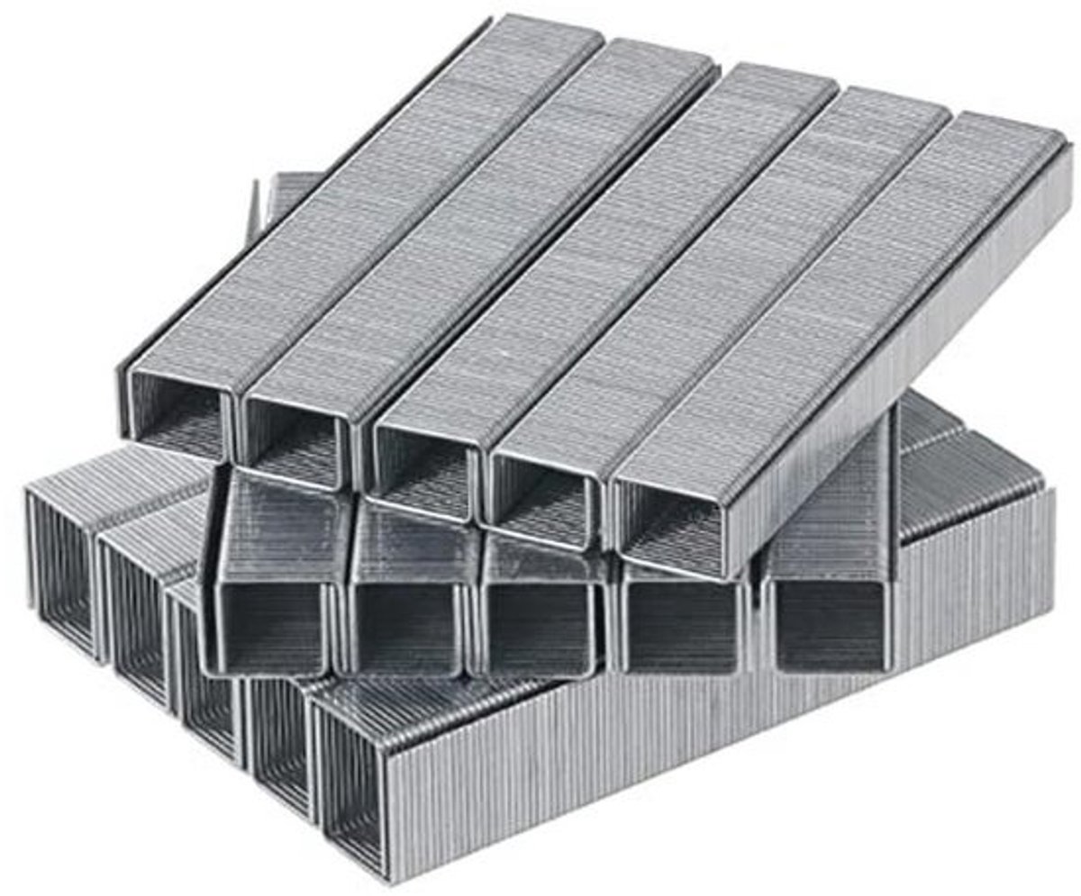 Assortiment nietjes 8, 10 en 14 mm - Kwaliteitsdraad voor hobby en professional - Set van 1000 nietjes