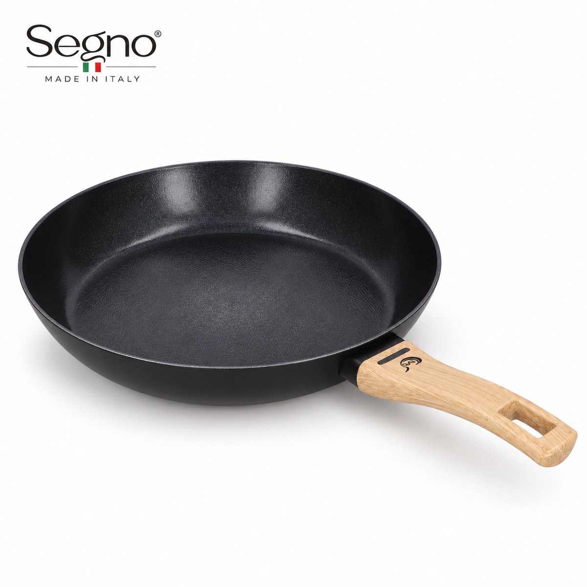 Relance Segno Keramische Koekenpan Ø28 cm – PFAS-vrij – Inductie – Warmtesensor – 100% Gerecycled Aluminium – Made in Italy