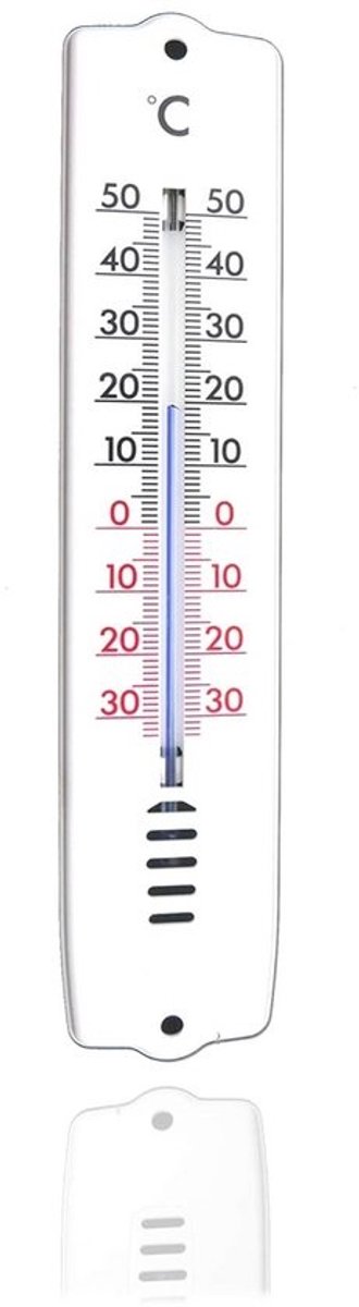 Temperatuurmeter Wandthermometer voor Binnen en Buiten -30 tot +50 °C