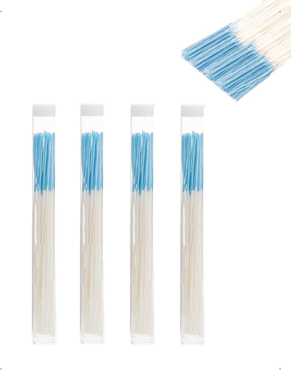 240 stuks, voor oorgaatjes, zacht gereedschap voor volwassenen (blauw)