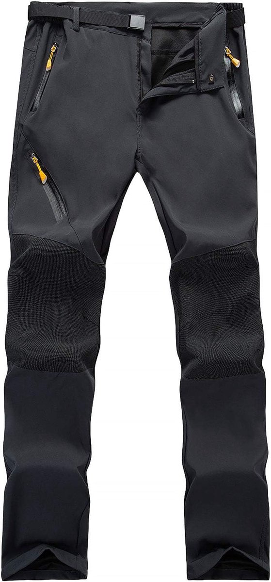 Softshell Lichtgewicht Wandelbroek Outdoor Stretch Sneldrogende Wandelbroek met Ritszakken - - XL
