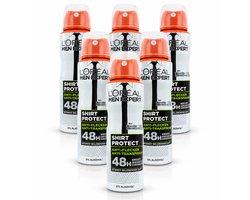 L'Oreal Men Expert - Deospray - Shirt Protect - 6X150ML