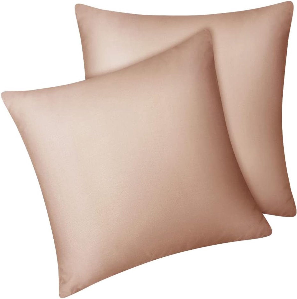 Lyocell bamboe kussensloop 40x40 verkoelend ademend, herfstoranje