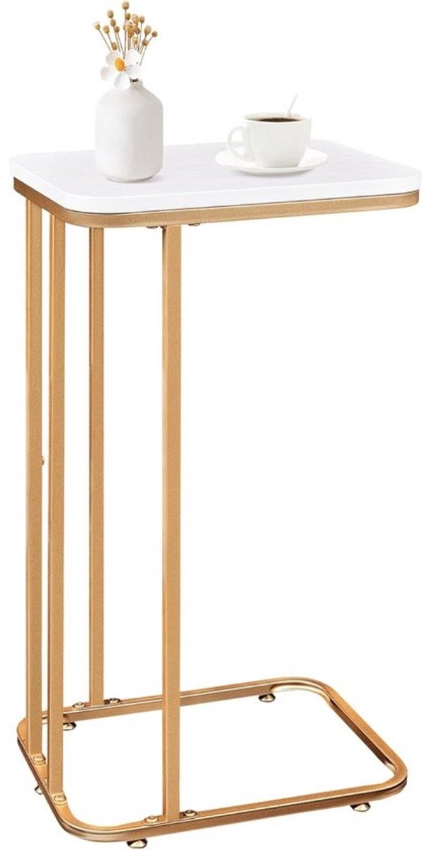 C-vormige Bijzettafel Hoog voor Bank en Zetel - Modern Design
