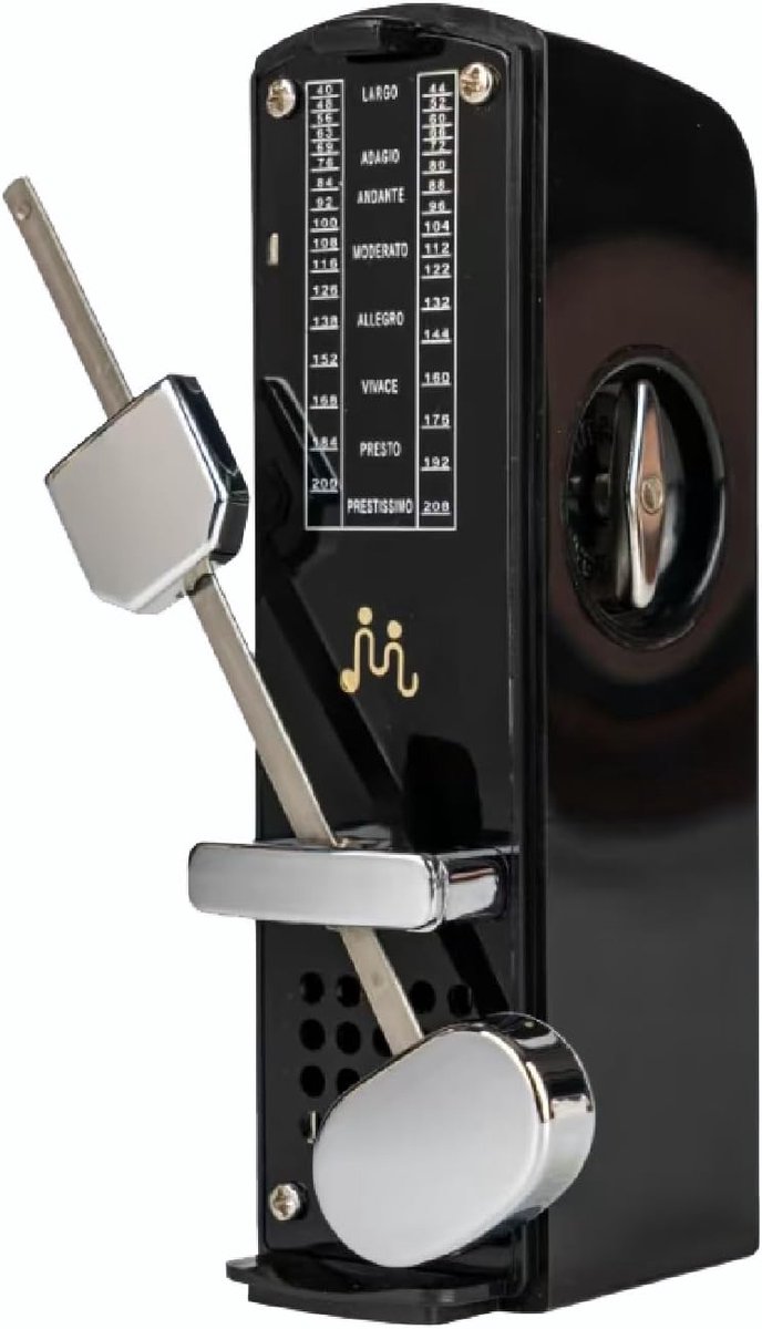 Mini metronoom zwart