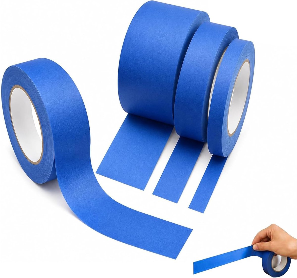 Kreppapier voor schilderen en renovatie - Perfecte masking tape voor verf, lak en klussen