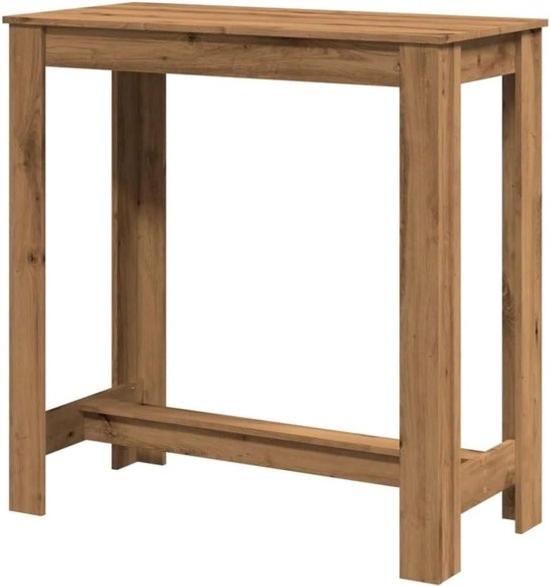 Bartafel - Hoge tafel - Gezellig samenzijn - Stabiel en duurzaam - 102x50x103.5 cm - Eikenhout