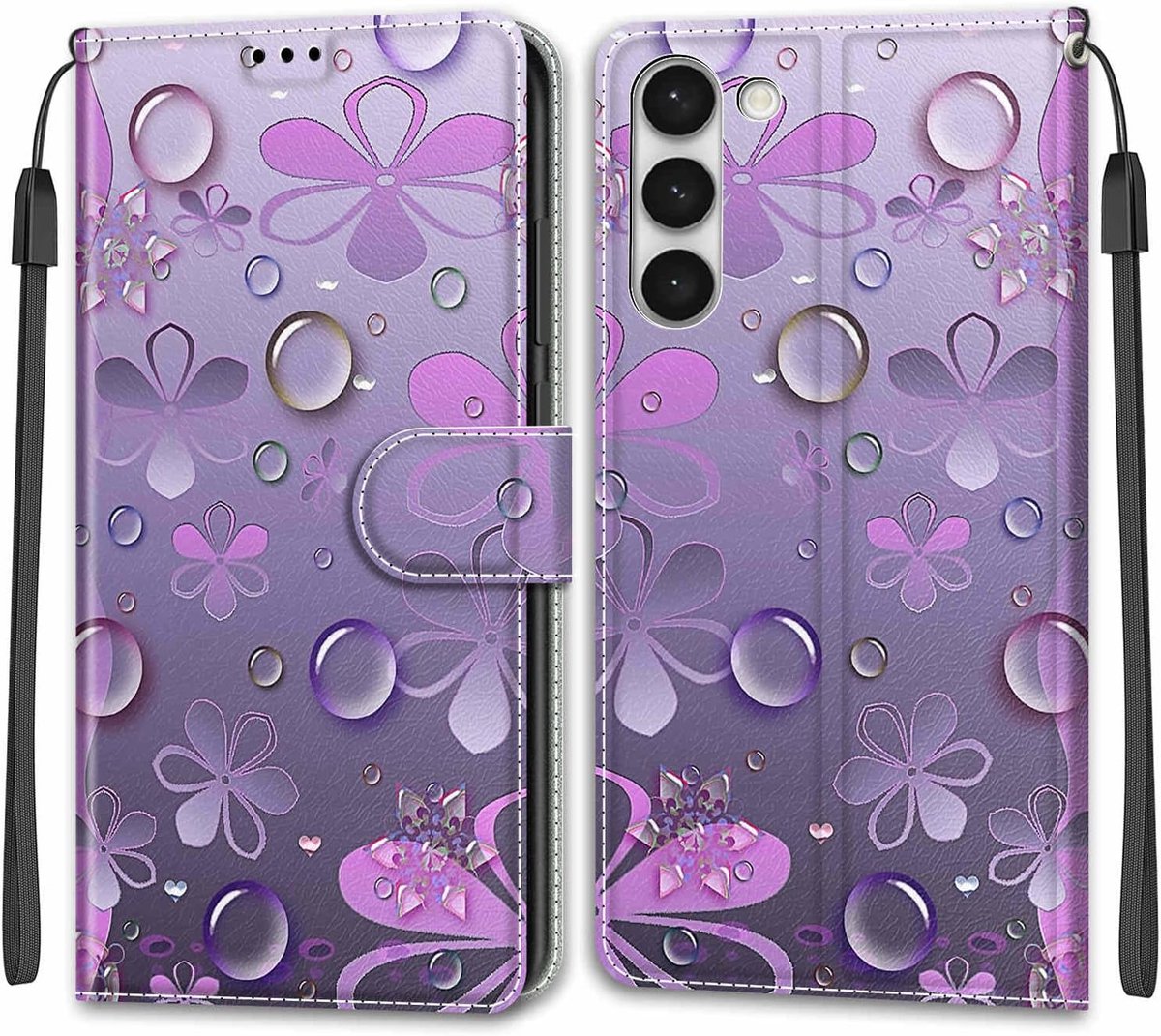 Portemonnee Telefoonhoes voor Samsung Galaxy S23 Plus Paars
