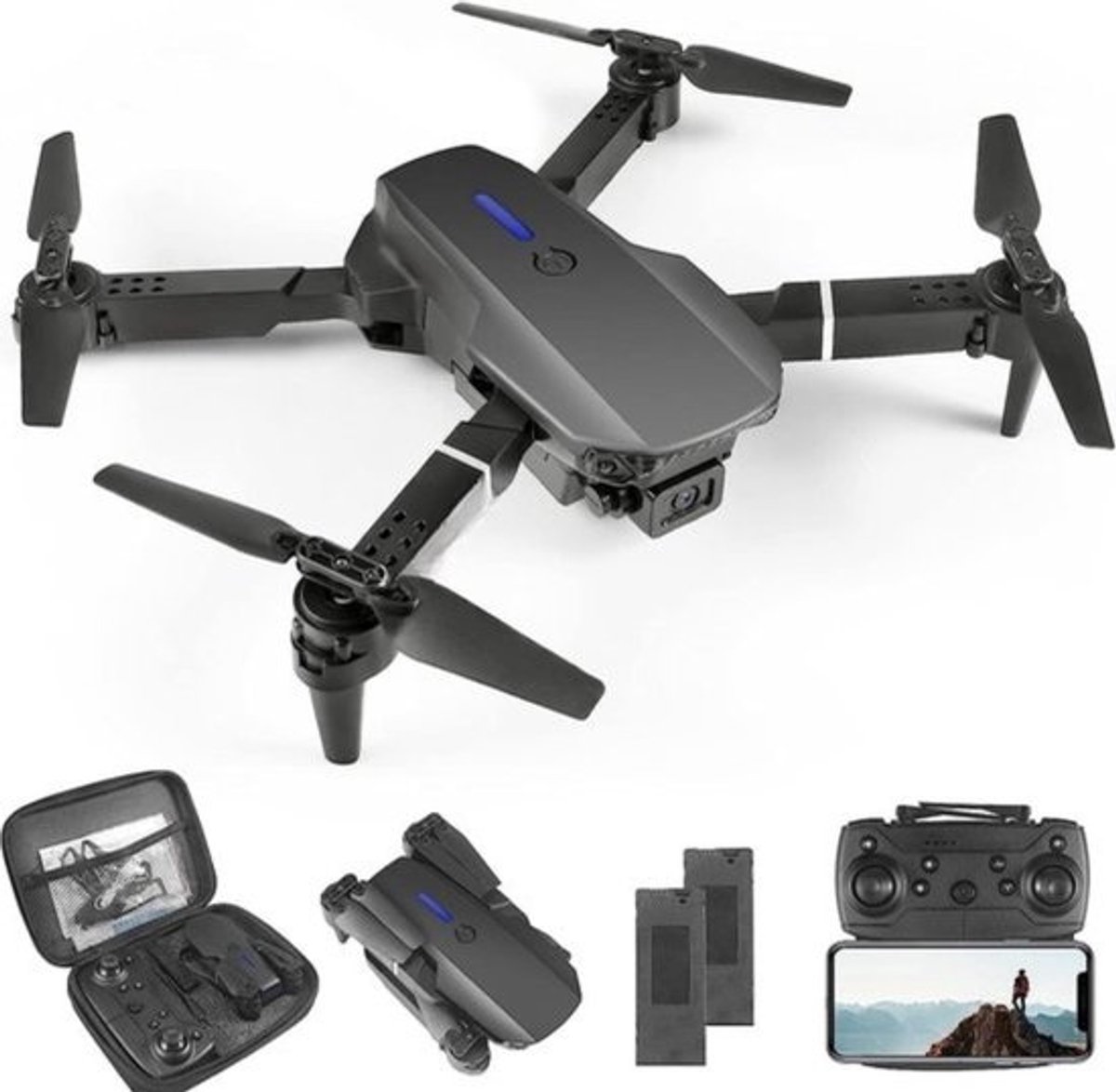Drone voor Kinderen - Beginners Drone - Inclusief Camera - Gemakkelijk te Besturen