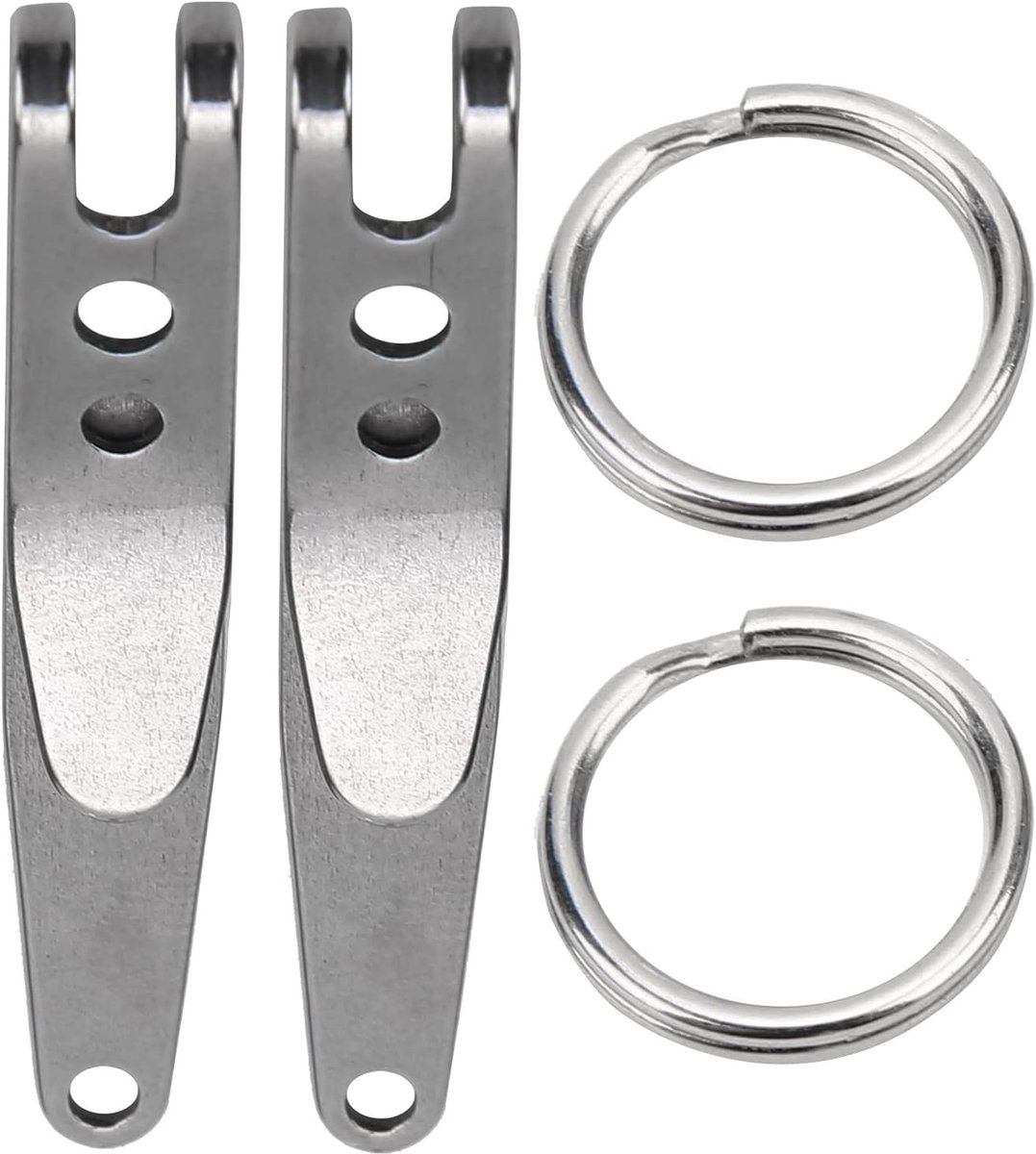 Multifunctionele Hangclip Set van 2 Stuks, Duurzame Hangers voor Keuken en Buiten, Ideaal voor Messen en Tassen