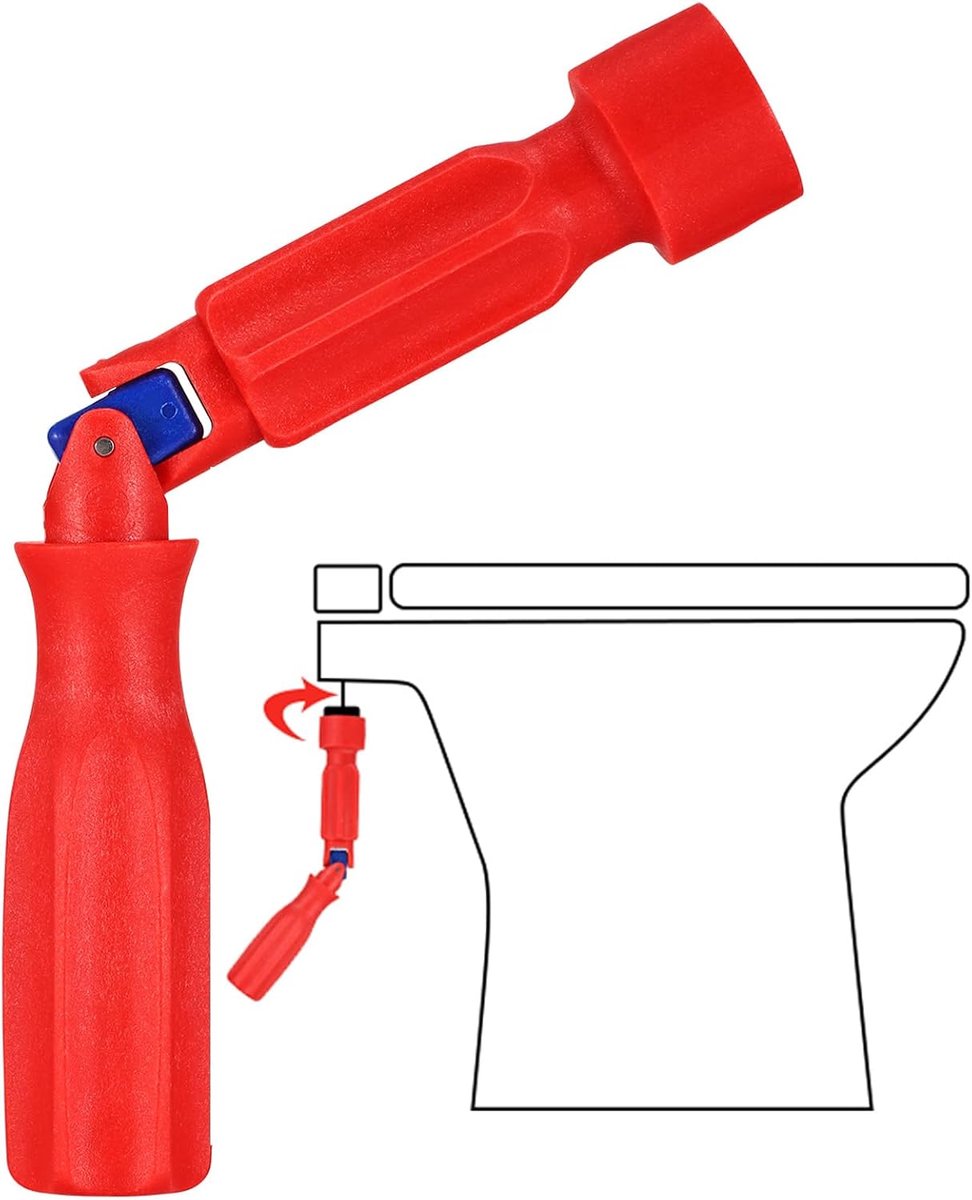 1 stuk - Moersleutelsets - Sleutelgereedschap - Installatietool voor toiletbril - Universele installatiesleutel voor toiletbril - reparatiesleutel voor toiletbril