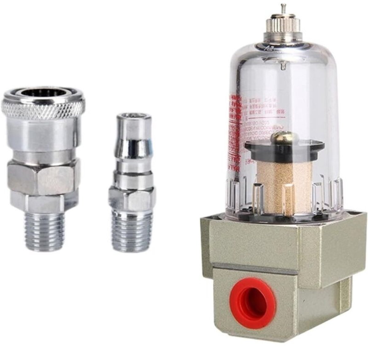 SMC AF2000-02 Kleine luchtbronprocessor, olie-waterafscheider, ventielkern, aftapkraan, 2 schroeven + 6 mm fitting