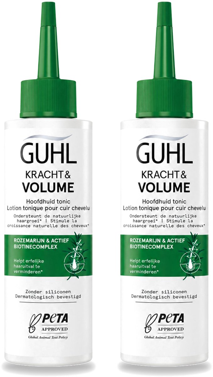 2 x Guhl – Scalp Tonic – Kracht & Volume – 125 ml - Voordeelverpakking - 2 stuks