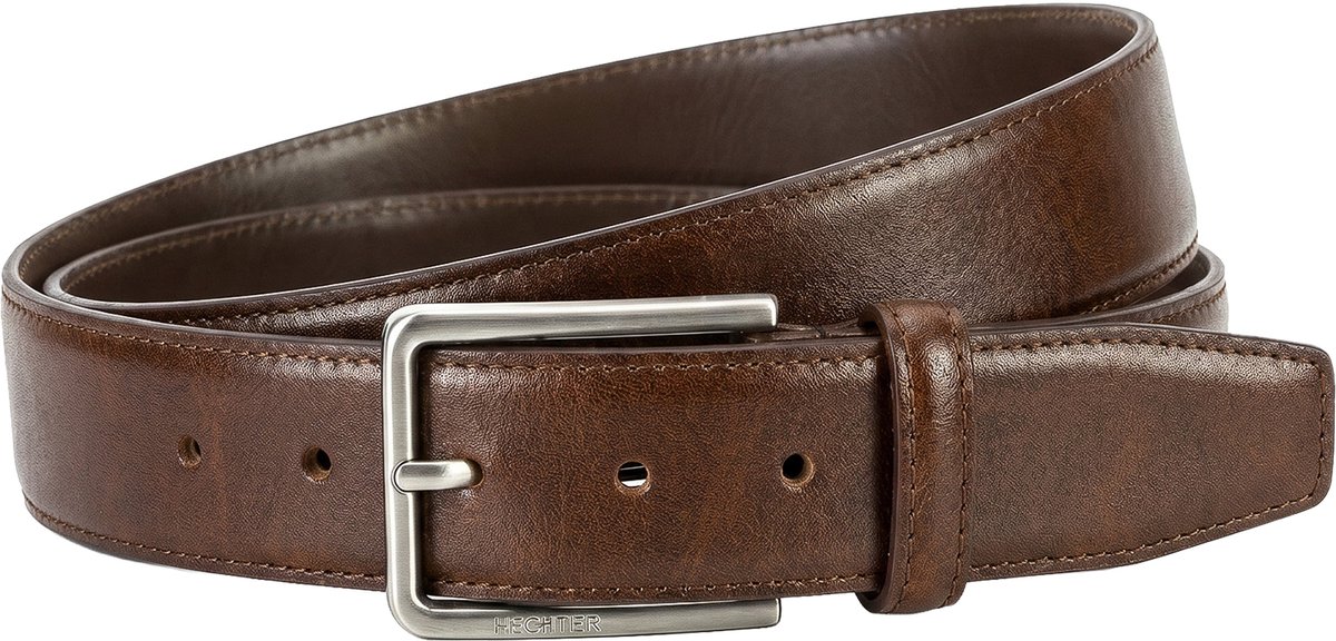 HECHTER leren heren riem - cognac