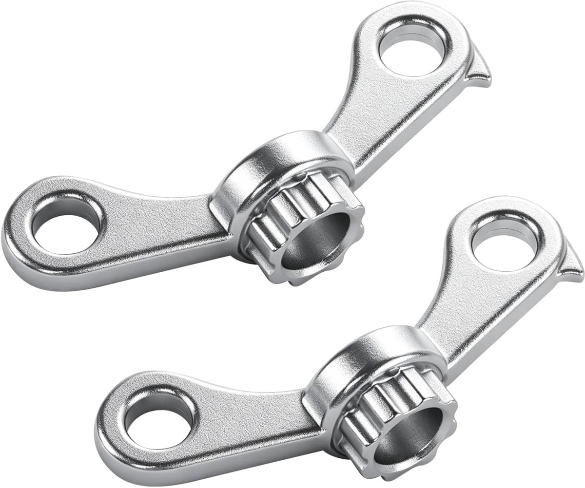2 stuks cranktrekker fiets crankverwijderaar gereedschap 2-in-1 fiets cranktrekker trapas gereedschap voor krukken en trapas