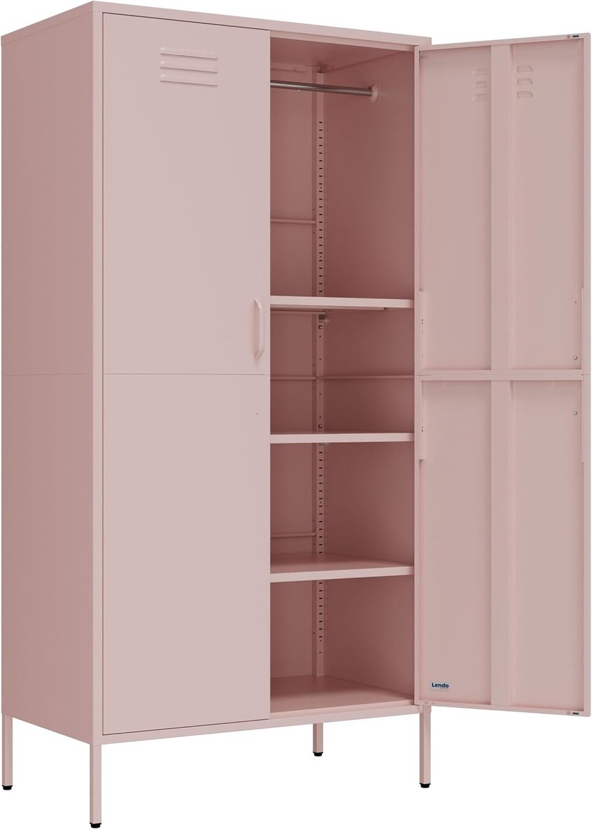 Metaal 90x50x180 cm Roze
