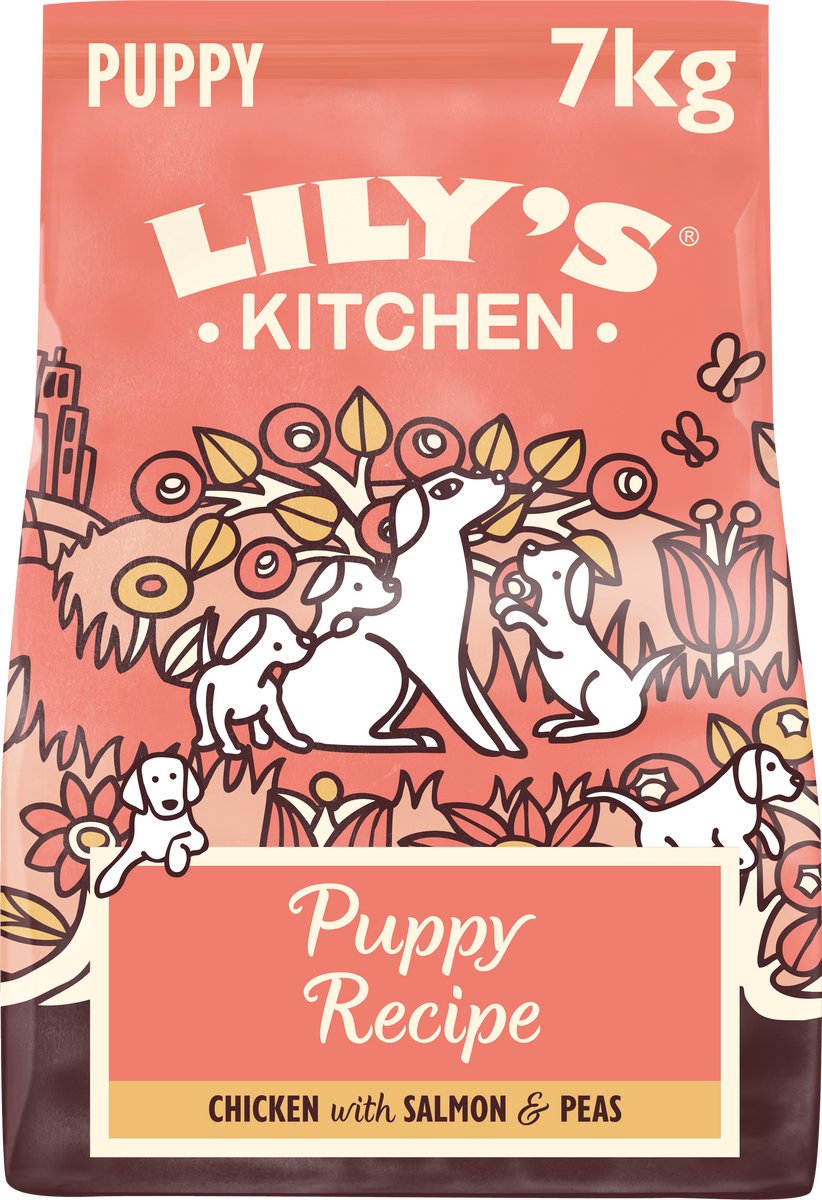 Lily's Kitchen - Hondenvoer - Droogvoer - Puppyvoer met Kip & Zalm - 7 kg
