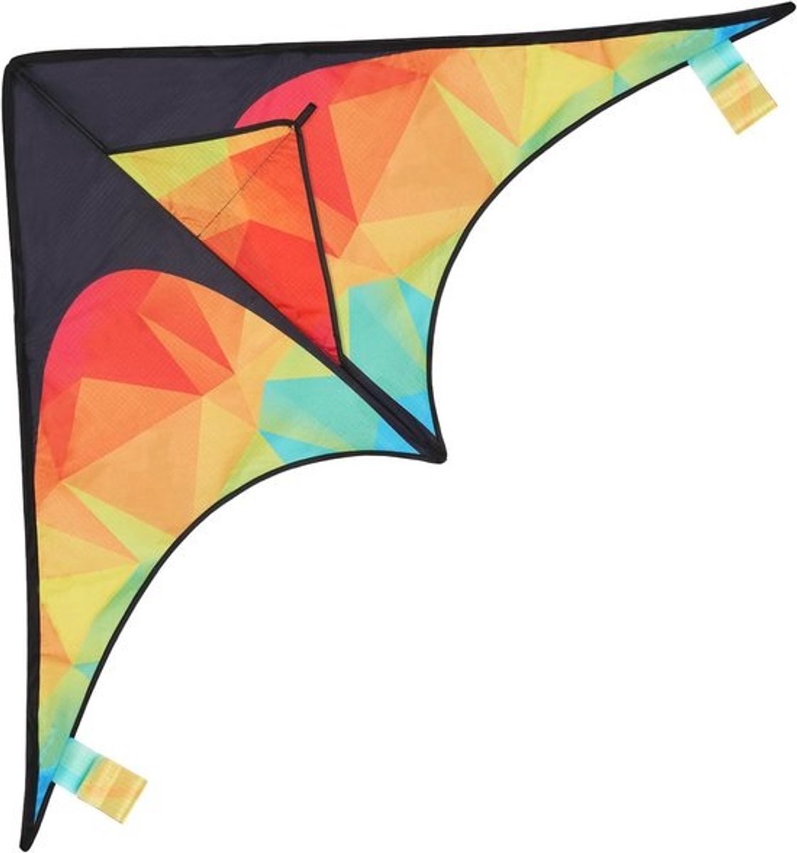 Kleurrijke Vlieger voor Kinderen en Volwassenen, Eenvoudig te Vliegen met Lange Staart, Perfect voor Beginners