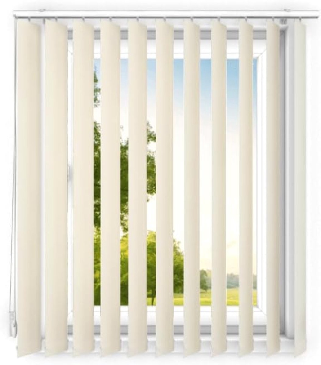 Lamellen - verduisterende lamellen voor kantoorwerkplekken en voor thuis - Slaapkamer Jaloezieën - Keuken Jaloezieën - 100x120 cm - Beige