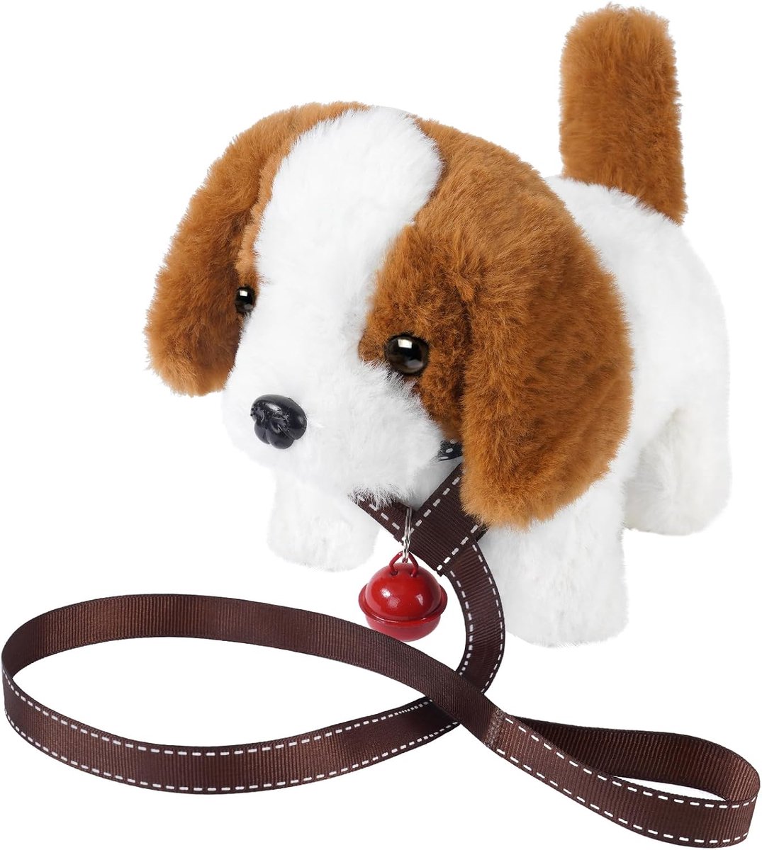 Elektronisch pluche dier voor honden, elektronisch, interactief, speelgoed voor honden, huisdieren, simulatie, puppy voor kinderen, wandelen en blaffen, cadeau voor kinderen