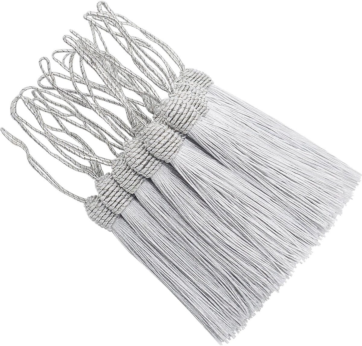 Kwastjes doe-het-zelf ambacht: 20 stuks kleine handgemaakte hanger voor projectenlevering, naaien, sleutelhangers, slingers, sleutelhangers, tassen, oorbellen sieraden maken en