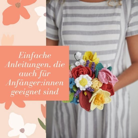 Haakboek: Bloemen en bloemstukken zelf haken – eeuwige decoratie voor elk seizoen — afbeelding 3