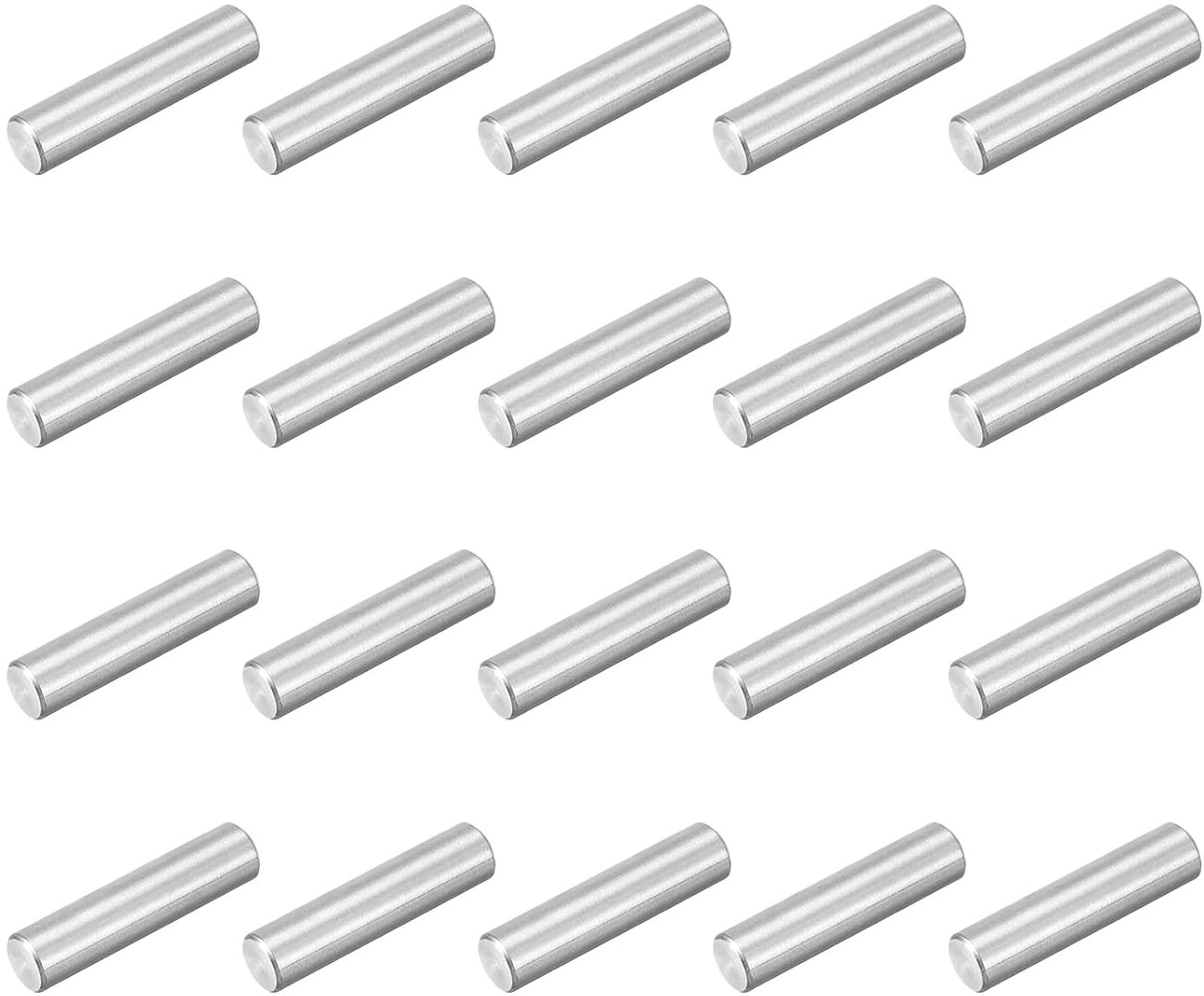 Centreerpennen 12 mm - 304 roestvrij staal - cilindrische penhouder - geschikt voor meubelinstallatie - 60 stuks - m-winkel